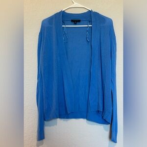 Ann Taylor blue open face cardigan - XLP